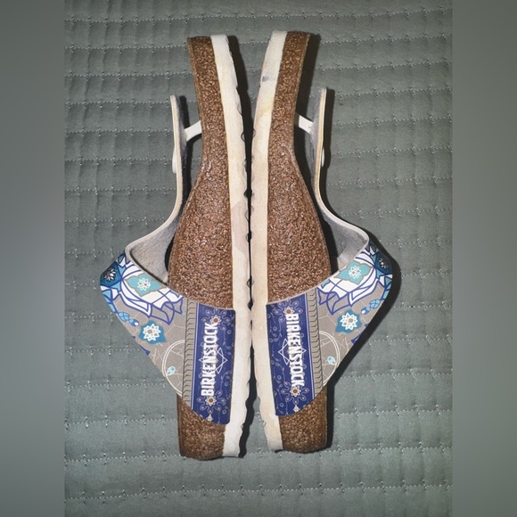 Birkenstock Blue and Brown Sandals. Size 37. GUC - Picture 6 of 10